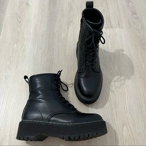Steve Madden platform combat boots